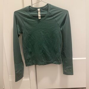 Lululemon swiftly long-sleeve (size 4; waist length; sage green)
